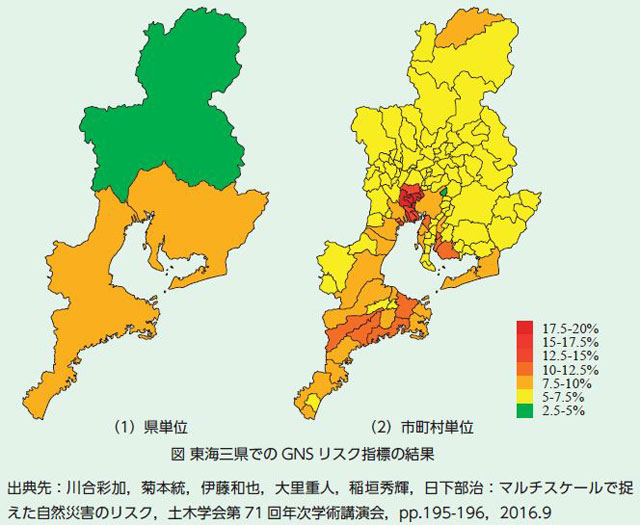 「東海3県でのGNSリスク指標の結果」より