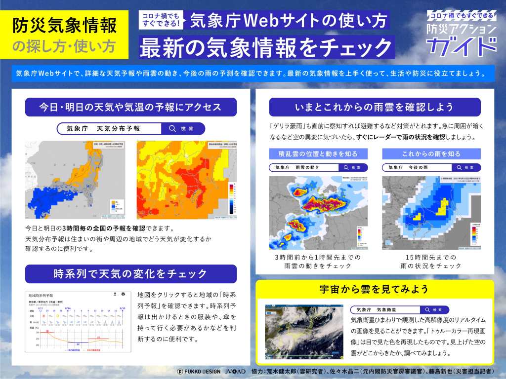 『気象庁Webサイトの使い方』より「最新の気象情報をチェック」