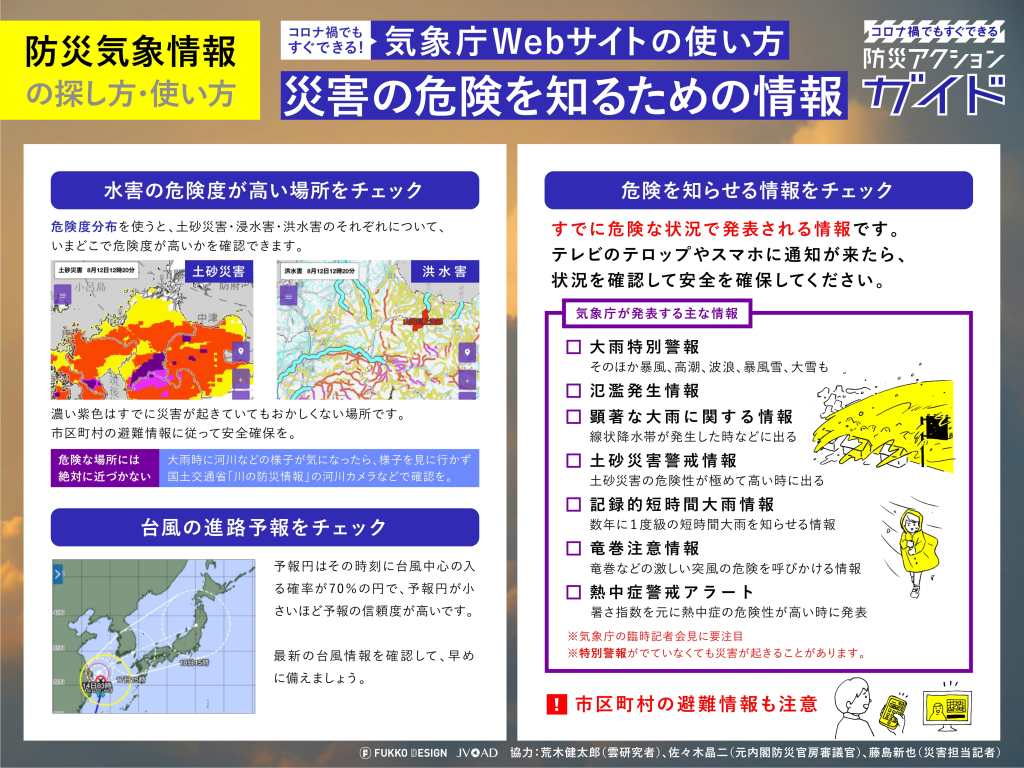 「災害の危険を知るための情報」