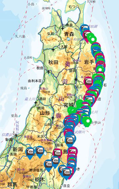 「東日本大震災 震災伝承施設MAP」より（画像クリックで情報源へリンク）