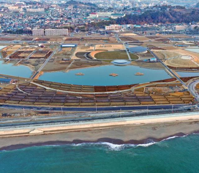 「石巻南浜津波復興祈念公園」全景（同HPより）