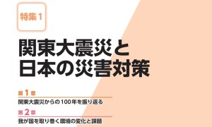 2023年版防災白書〈特集1 関東大震災と日本の災害対策〉扉ページより